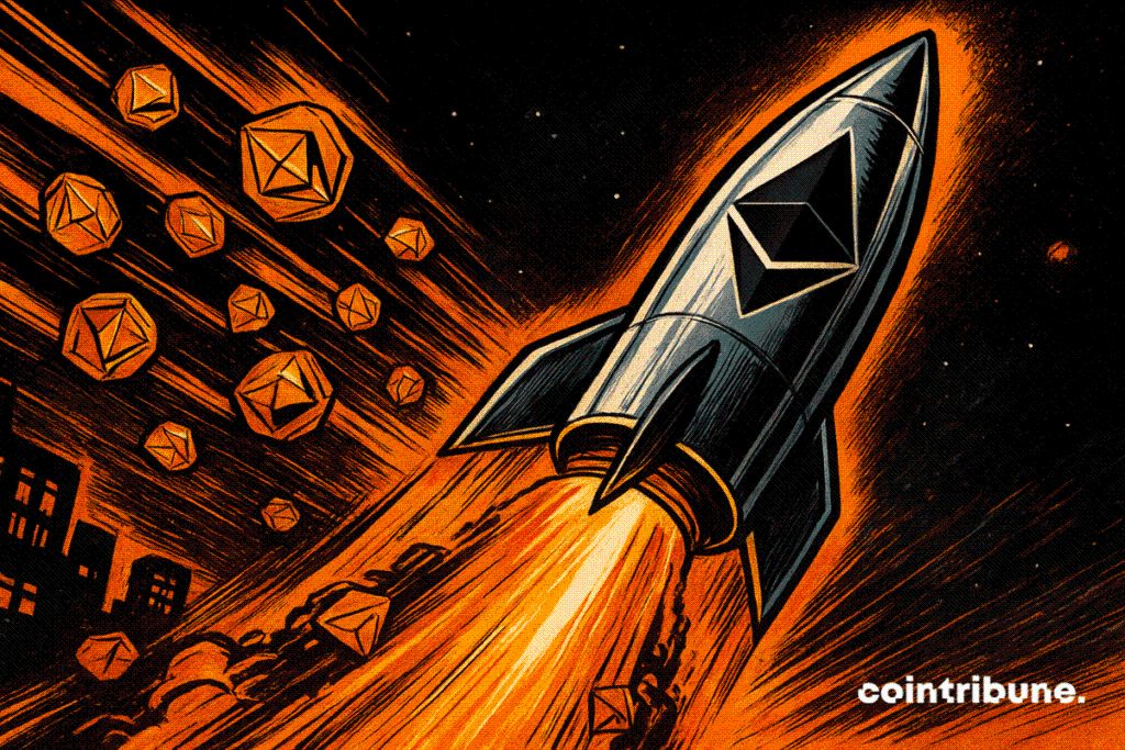 40 000 ETH retirés chaque jour, l’ETH s’envole vers son record historique image 1