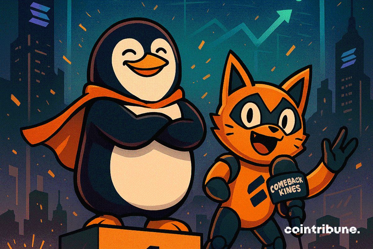 Solana : Les memecoins PENGU et SPX montrent des signes de reprise
