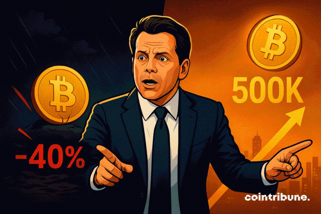 Scaramucci prévient : Bitcoin pourrait plonger de 40 % avant de viser les 500 000 $ image 1