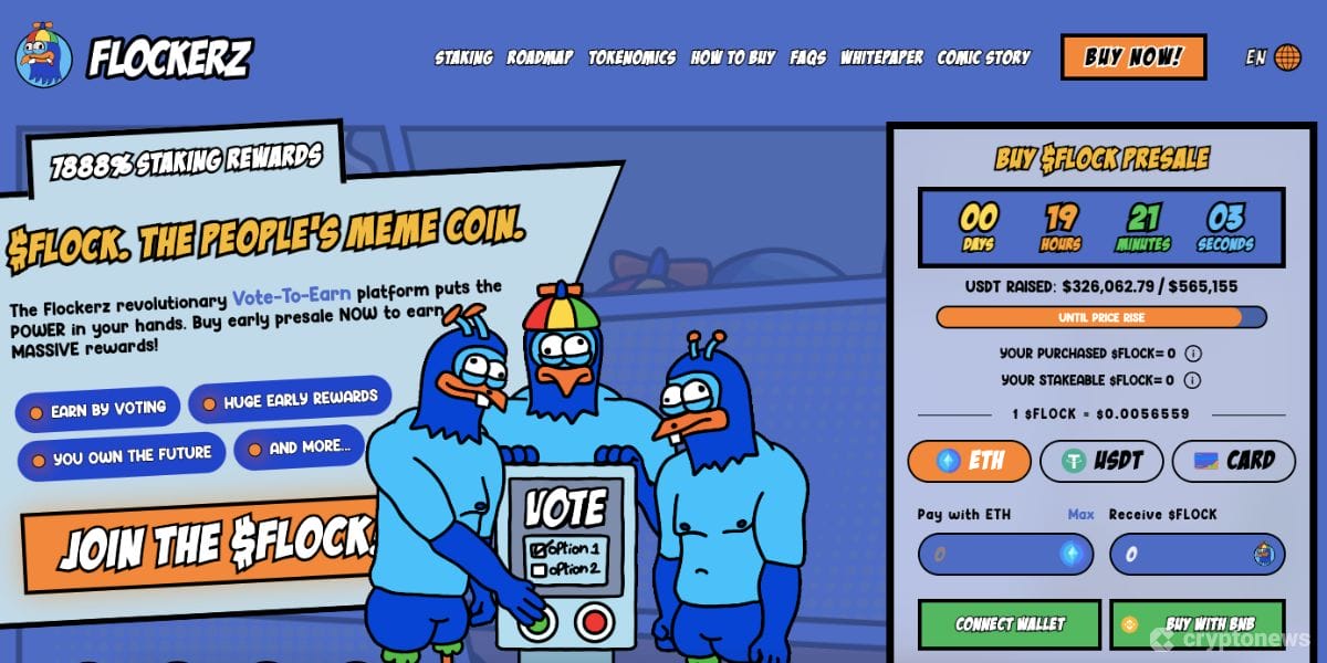 New Crypto DAO Flocktopia Rewards Holders With Free Crypto: Flockerz Presale Review image 0