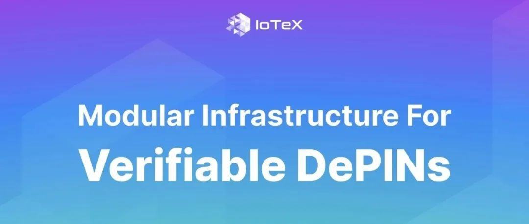 Modular infrastructure for verifiable DePIN