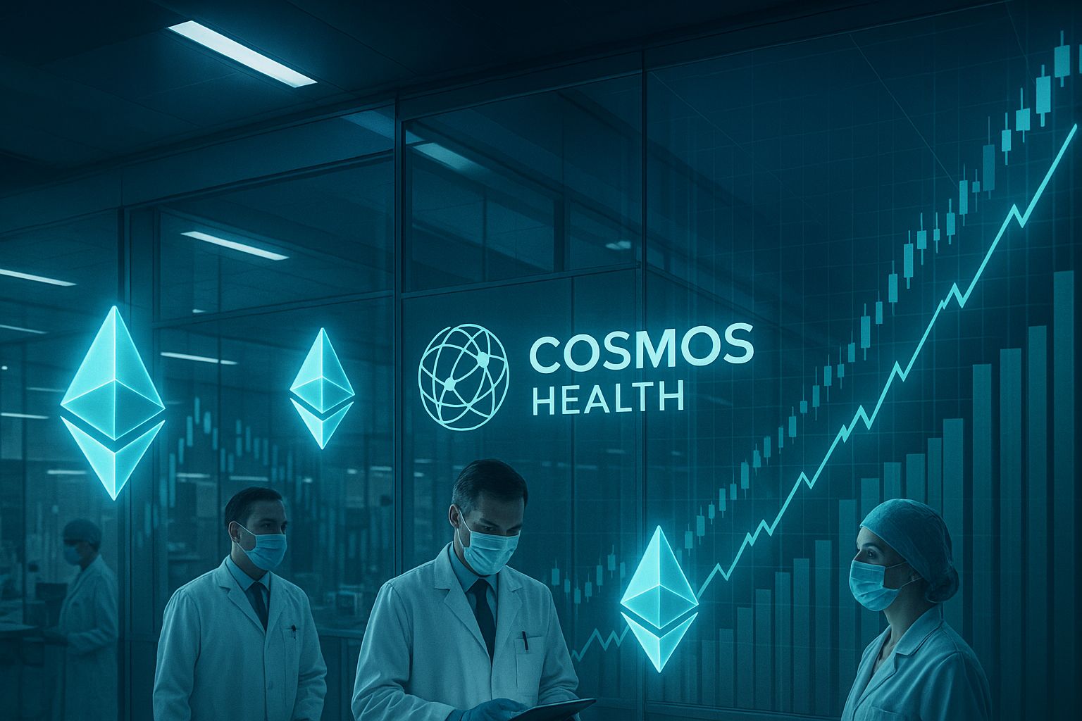 Cosmos Health は、デジタル資産ファシリティ $300M の下でイーサリアムの保有量を $1.8M に拡大します