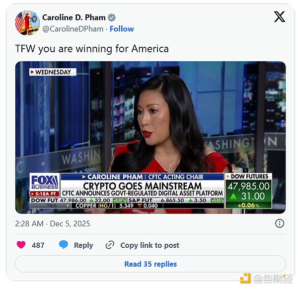 CFTC冉冉升起的加密权力 image 0