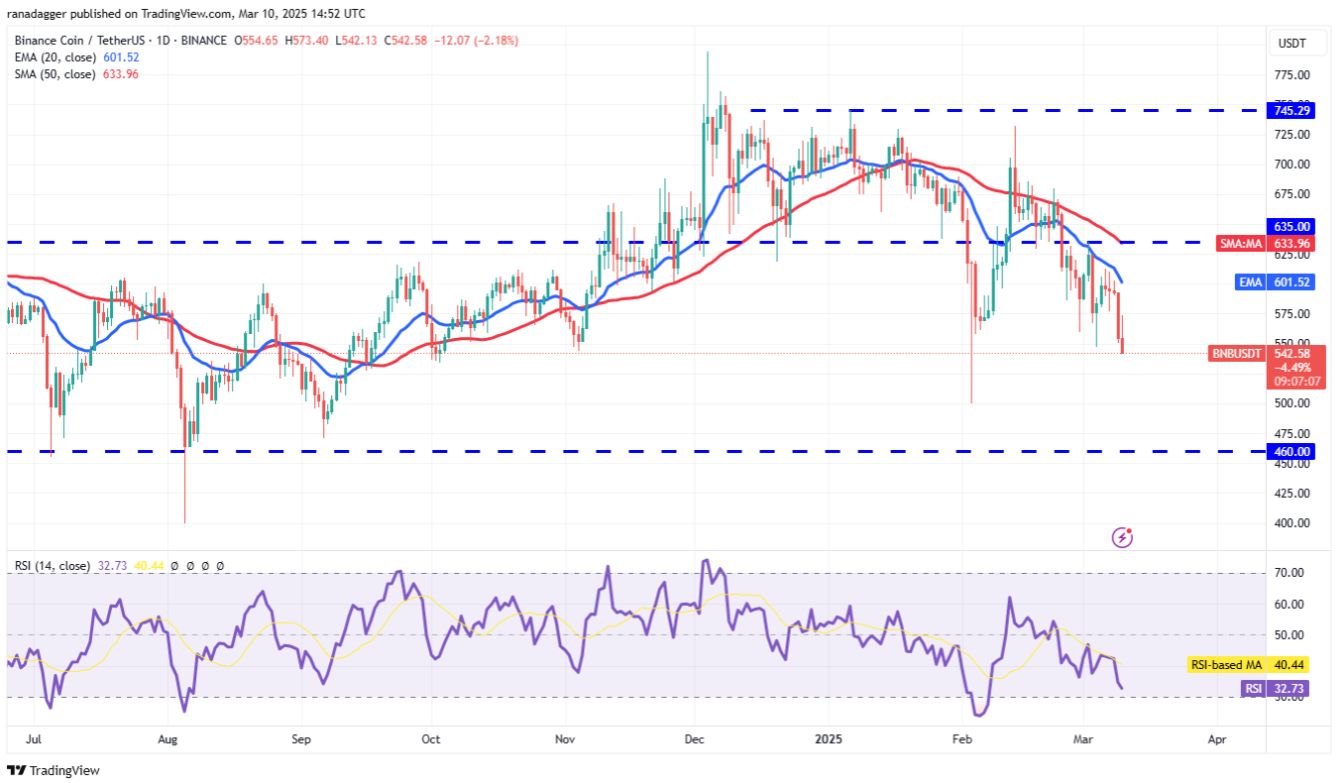 Phân tích kỹ thuật ngày 11 tháng 3: SPX, DXY, BTC, ETH, XRP, BNB, SOL, DOGE, ADA, PI image 5