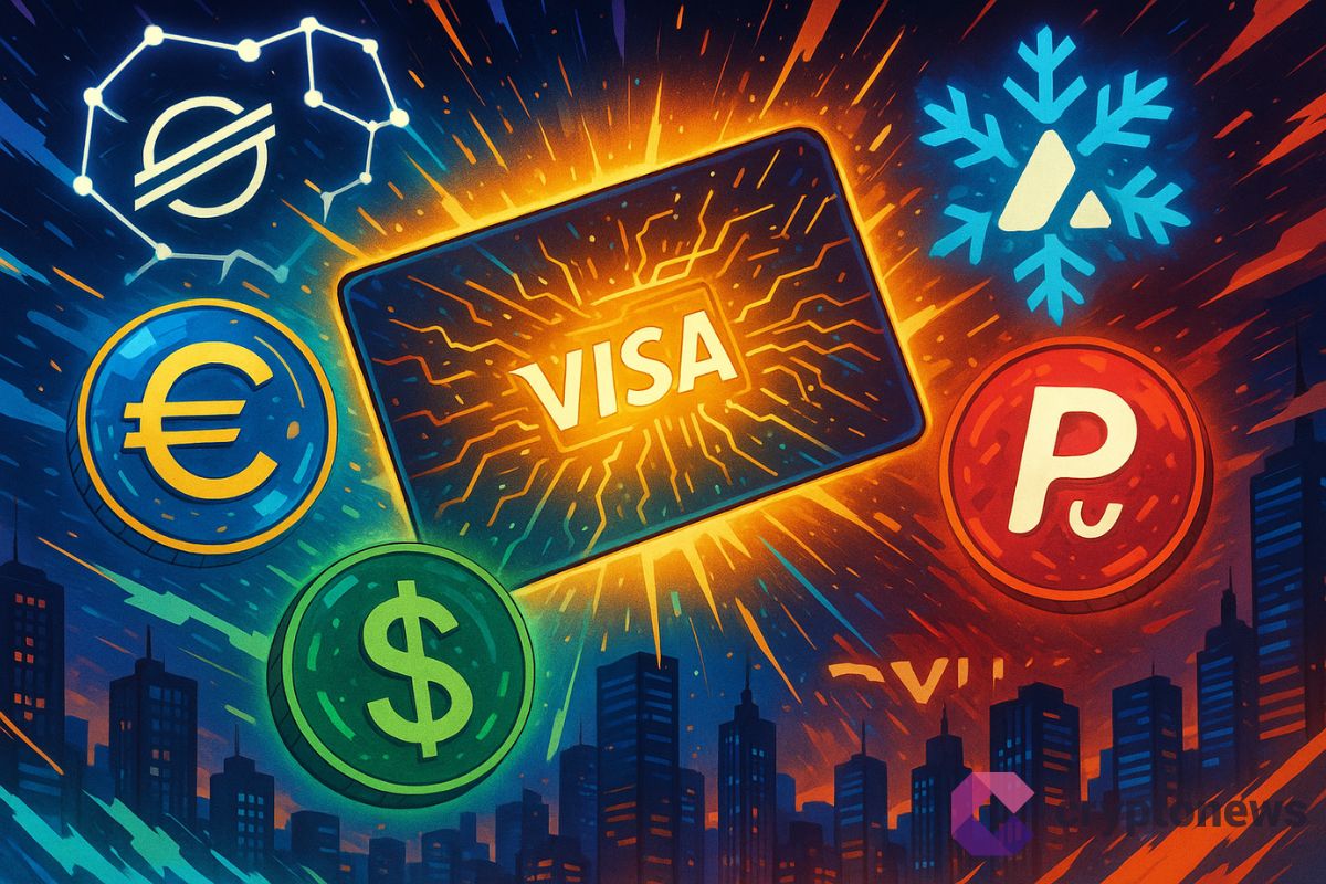 Visa adopte les Stablecoins EURC, USDG, PYUSD: support pour Stellar et Avalanche