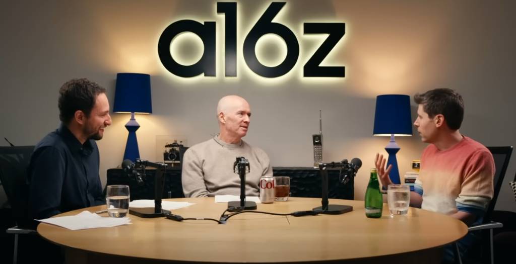 Sam Altmanがa16z共同創業者と対談：インフラに積極的に賭ける、soraは重要な戦略ツール image 1