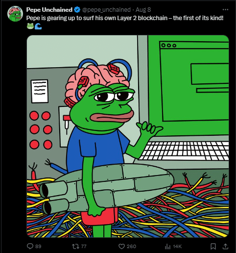 Pepe Price Prediction: PEPE Plunges 13%, But Upgraded Rival Pepe Unchained Rockets Past $17 Million In Presale image 3