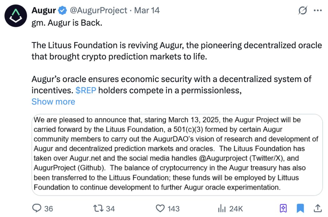 Sovuq bilim: Ethereum tarmog‘idagi birinchi DApp bu bashorat bozori bo‘lgan image 5