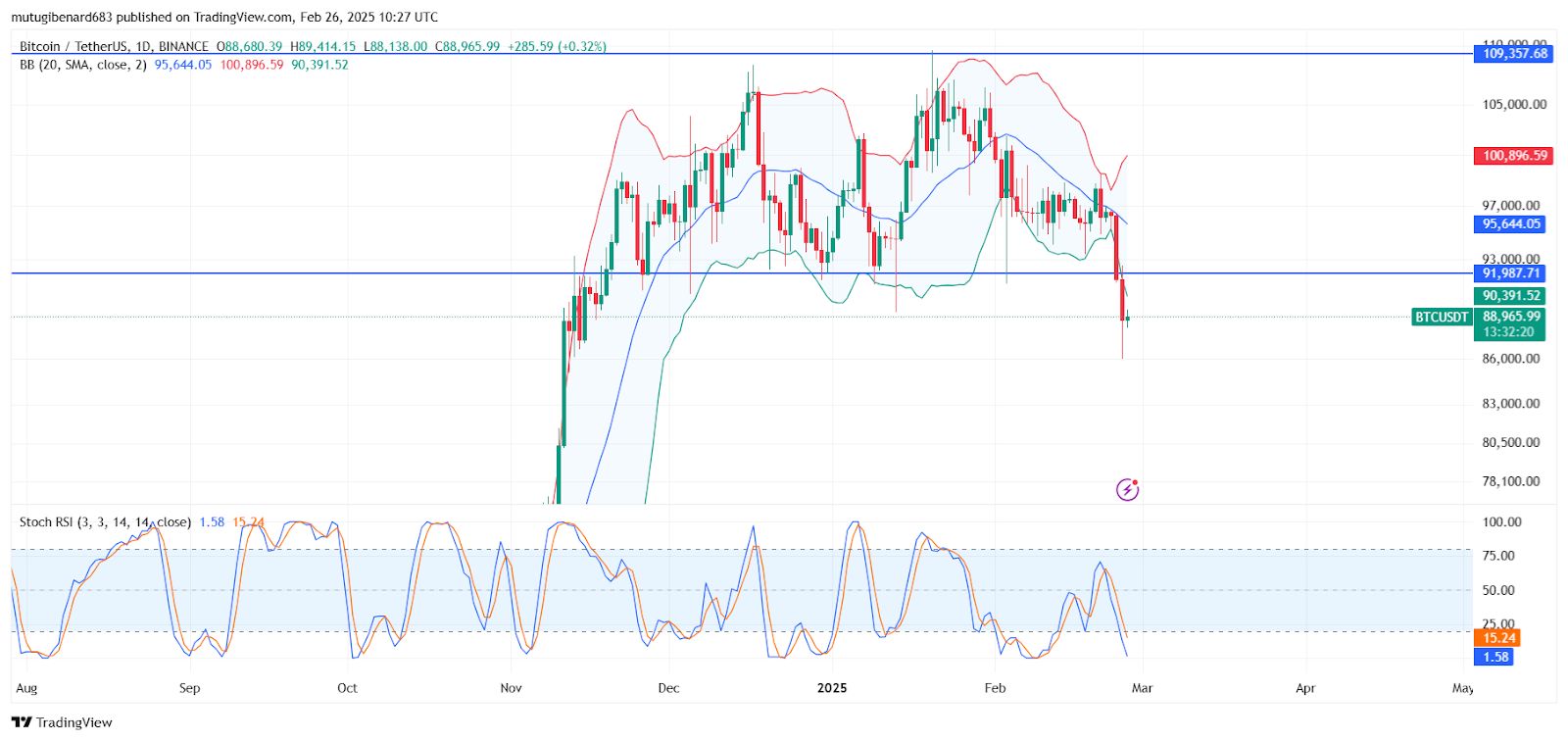 Bitcoin Forms Hidden Bullish Pattern, Signaling Potential Market Rebound image 0