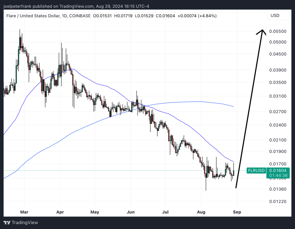 Top Crypto Performers Today August 29 – Flare, Metaplex, LayerZero image 1