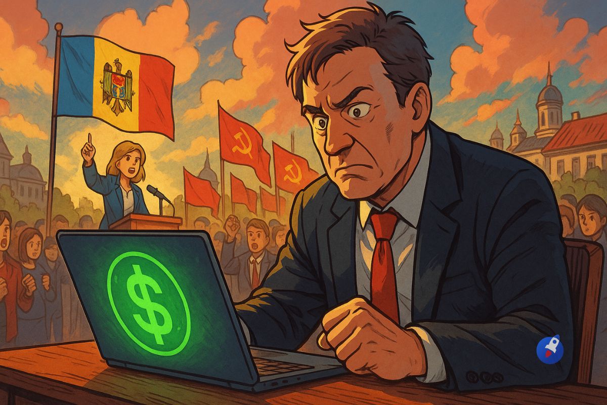 En Moldavie, la Russie aurait mobilisé 8 Md$ en crypto pour influencer l’élection