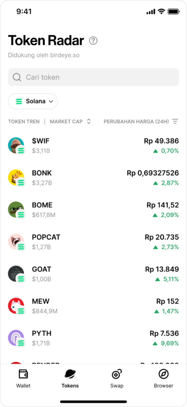 5 Cara Menemukan Memecoin Potensial dengan Token Radar image 1