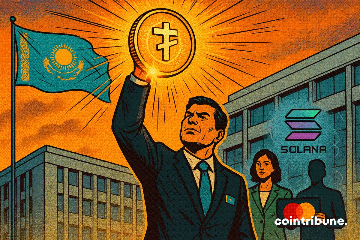 La banque centrale du Kazakhstan lance un stablecoin national avec Solana