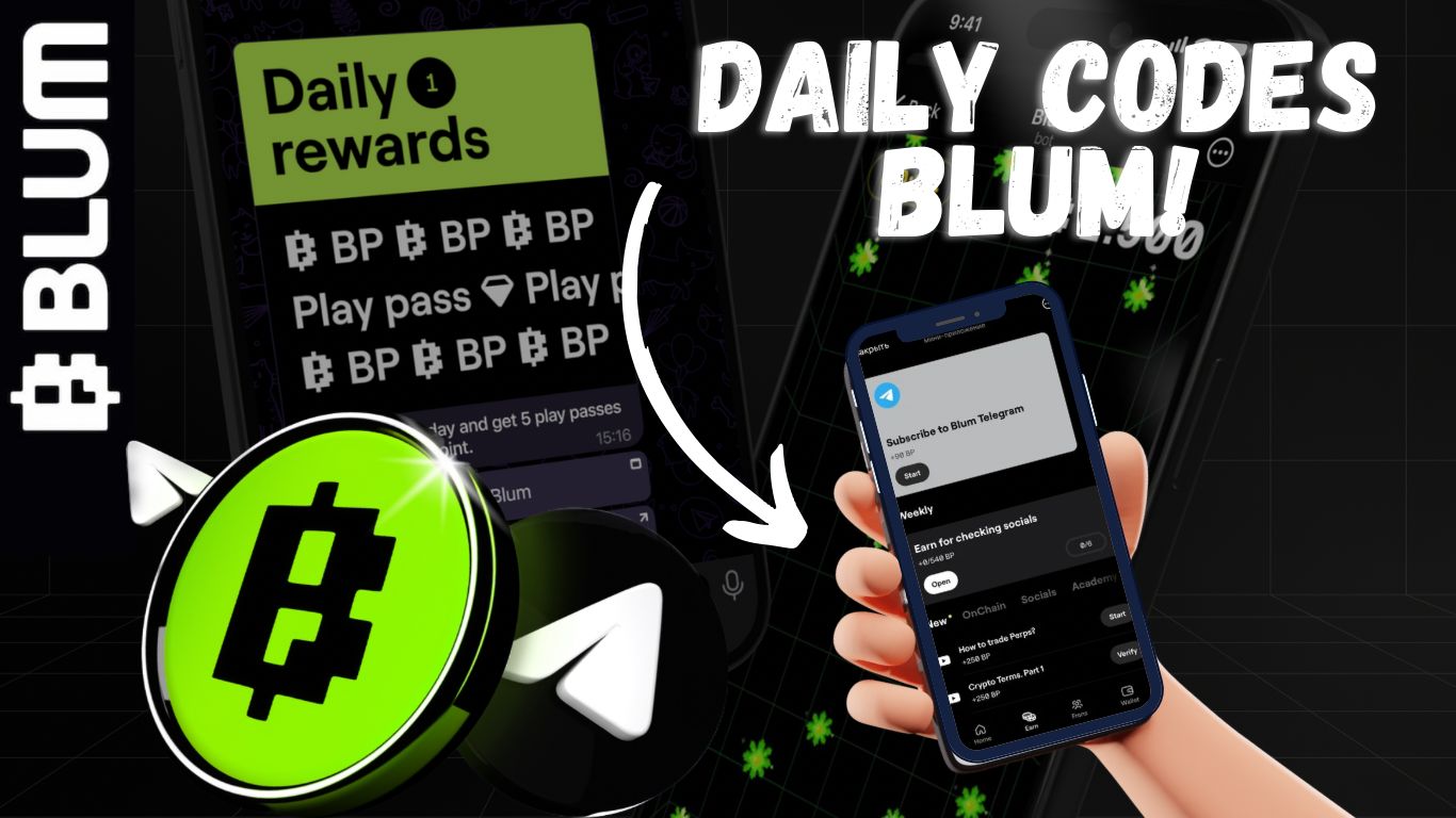 Новые коды в игре Blum 4 декабря image 0