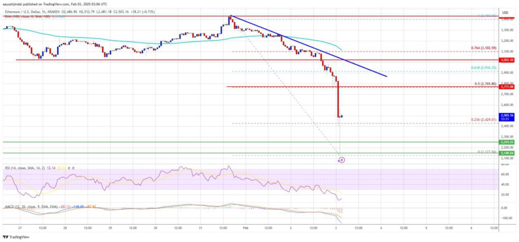 Harga Ethereum (ETH) Anjlok 25%, Apakah Ada Peluang Rebound? (3/2/25) image 0