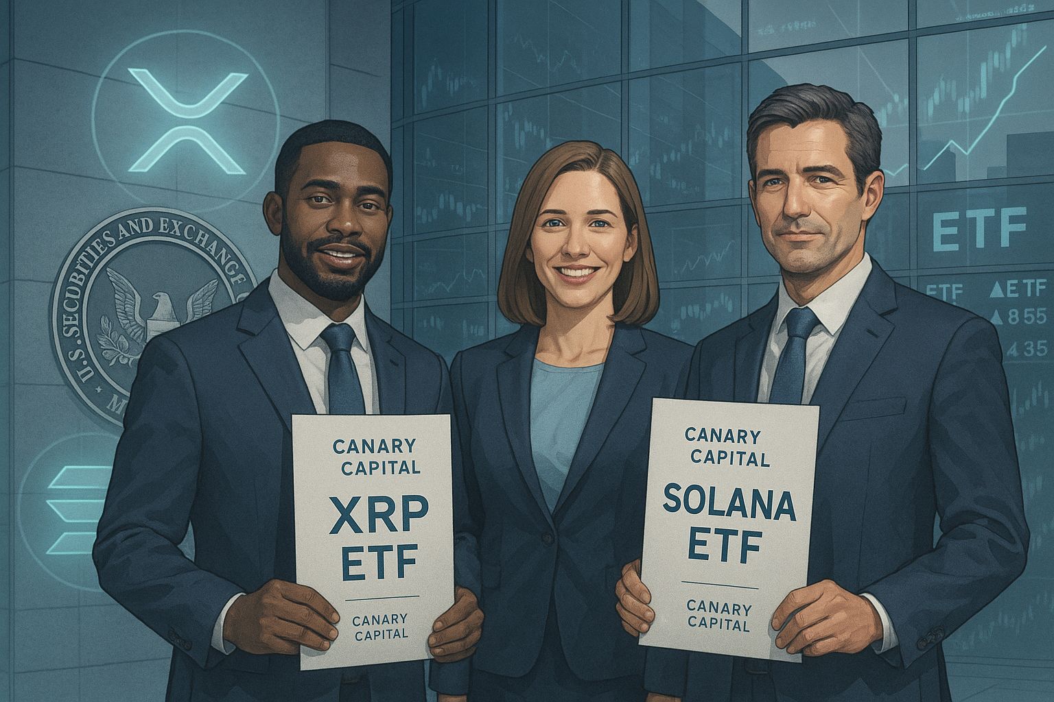 Canary Capital mendekati persetujuan SEC untuk ETF XRP dan Solana di tengah momentum ETF kripto yang lebih luas