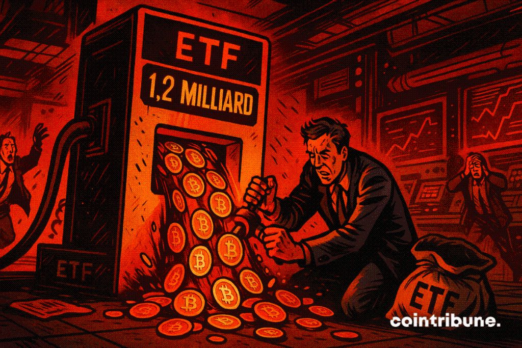 Les ETF Bitcoin perdent 1,2 milliard $ en une semaine image 1