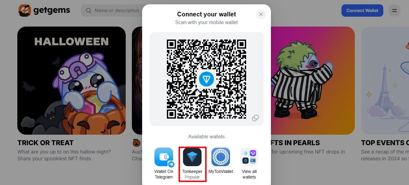 Обзор платформы Getgems: маркетплейс NFT на TON image 4