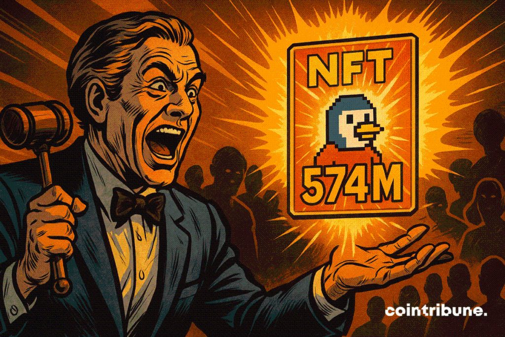 Le marché NFT signe un record mensuel à 574 millions de dollars image 1