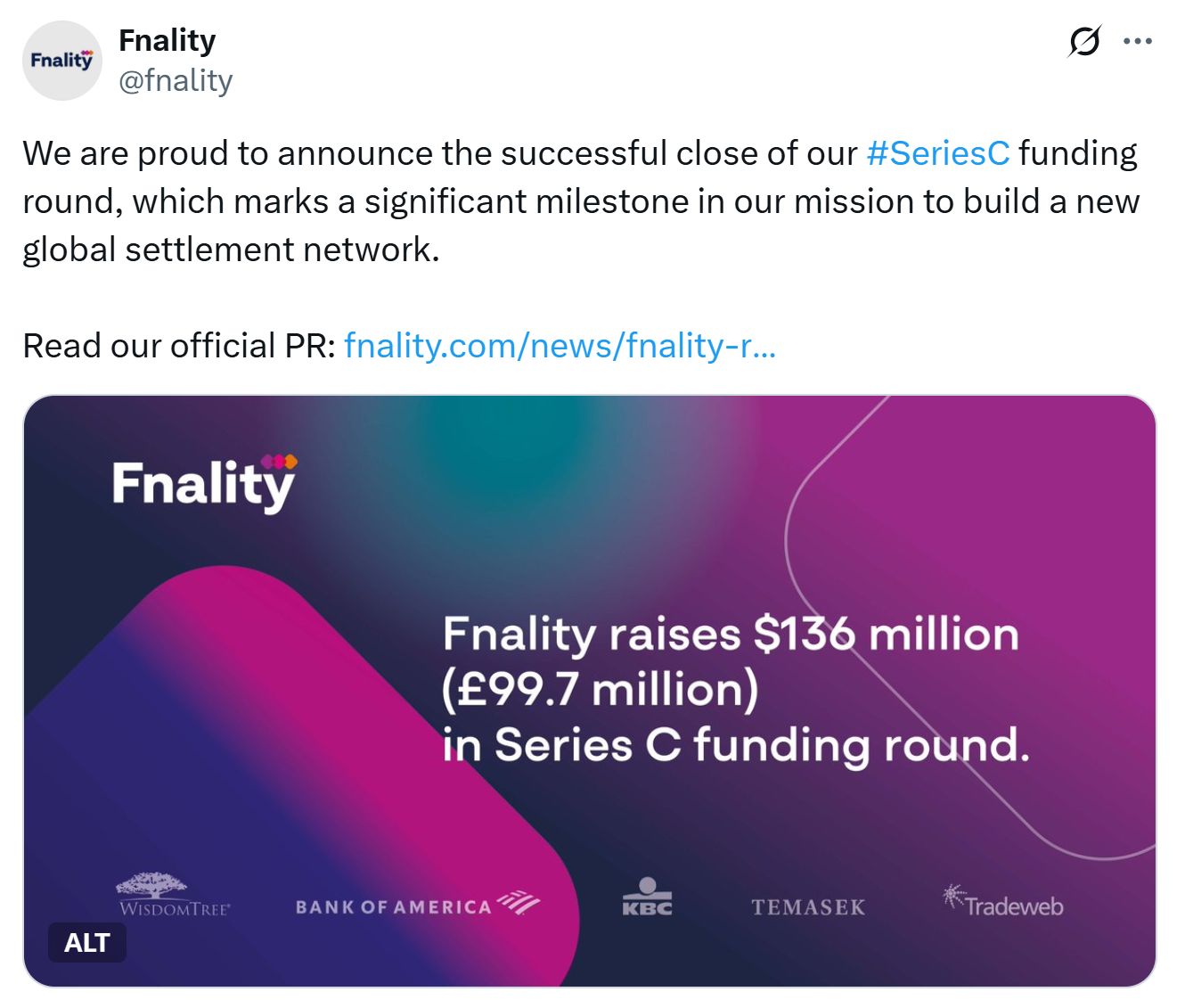 Fnalitys 136-Millionen-Dollar-Serie-C könnte helfen, TradFi und durch Stablecoins gedeckte tokenisierte Märkte zu verbinden image 0