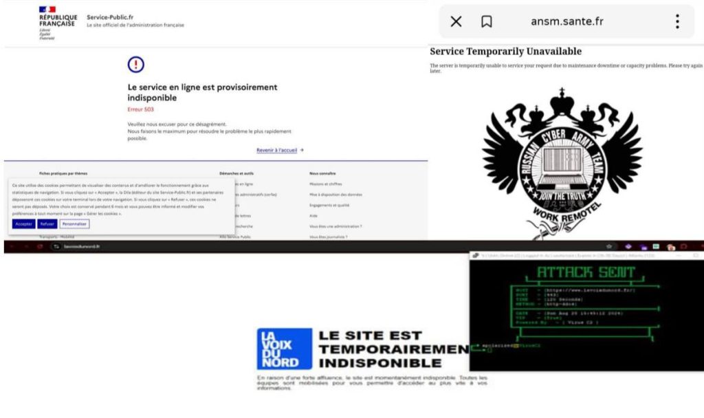 France : Plusieurs sites du gouvernement visés par des attaques DDoS suite à l'arrestation du PDG de Telegram image 0