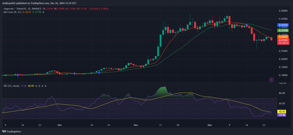 Is Dogecoin (DOGE) 6% Drop a Sign of Further Decline? image 0