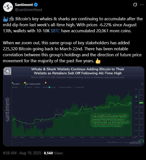 إليكم سبب تراجع سعر البيتكوين (BTC بالدولار الأمريكي) بنسبة 9% عن ذروة أغسطس/آب، هل يمكن للبيتكوين أن يتعافى؟ image 1