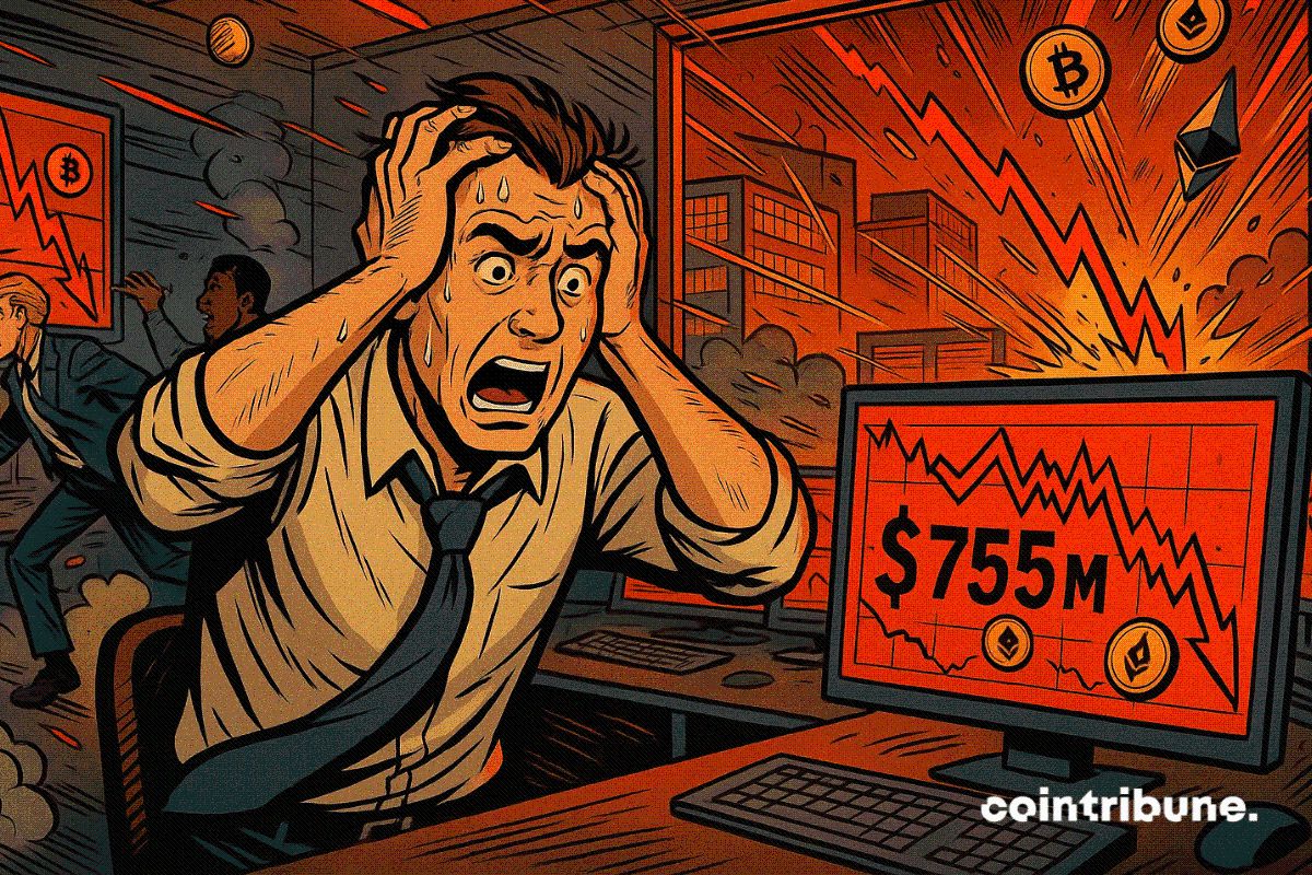 Bitcoin and Ethereum ETFs See $755M Withdrawn Following Volatile Weekend