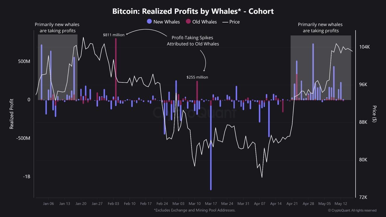 New Bitcoin Whales Are Taking Profits and Delaying a Breakout | Weekly Whale Watch image 0