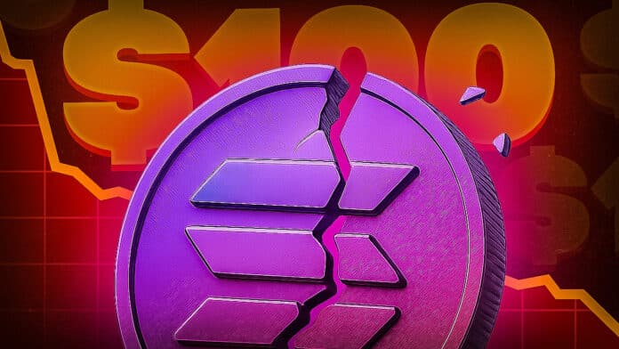 Solana Prognose: Krypto Crash treibt Kurs gen 100 Dollar! Fällt SOL jetzt bald aus der Krypto-Top-10? image 0