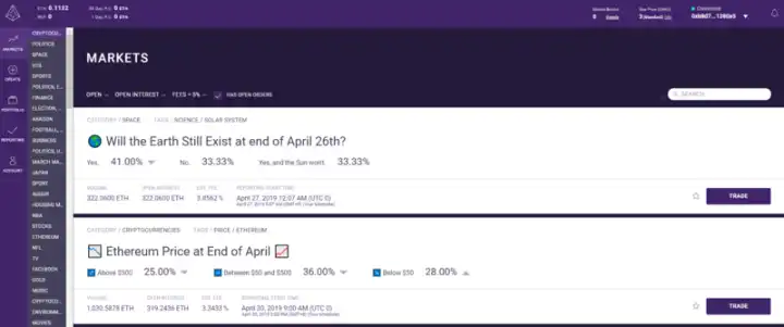 Fun Fact: The first DApp on Ethereum was the prediction market Augur image 0
