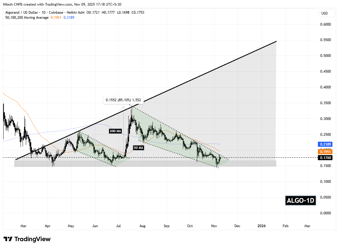 Algorand (ALGO) To Rally Higher? This Emerging Bullish Fractal Saying Yes! image 1