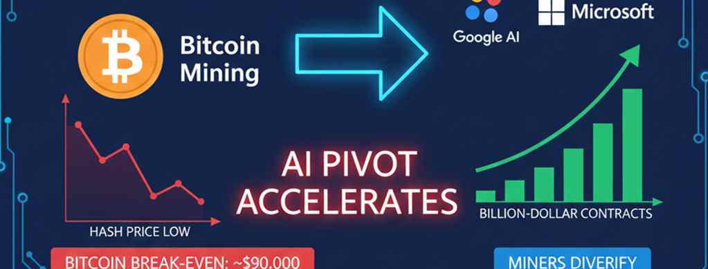 El Criptoinvierno Aprieta su Agarre sobre los Mineros de Bitcoin Mientras el Giro hacia la IA se Acelera