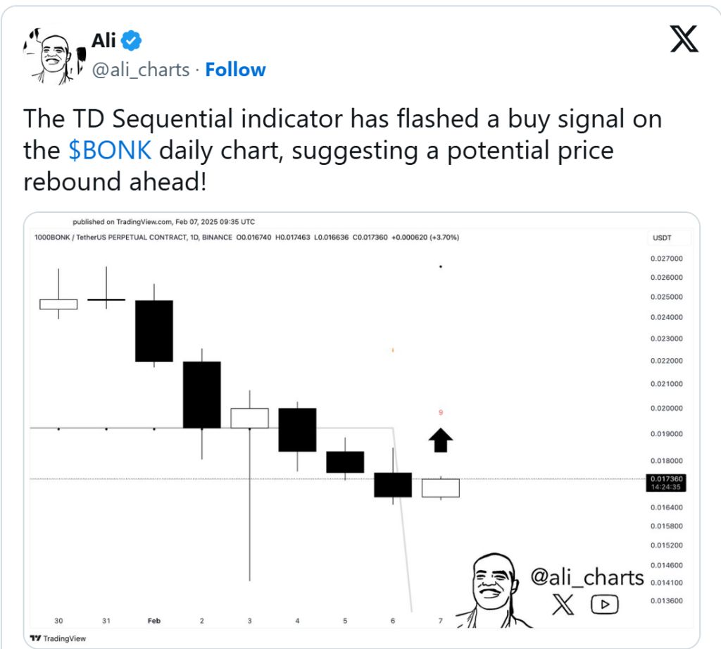 Bonk Coin May Pull A Bullish Reversal Despite Current Downturn image 0