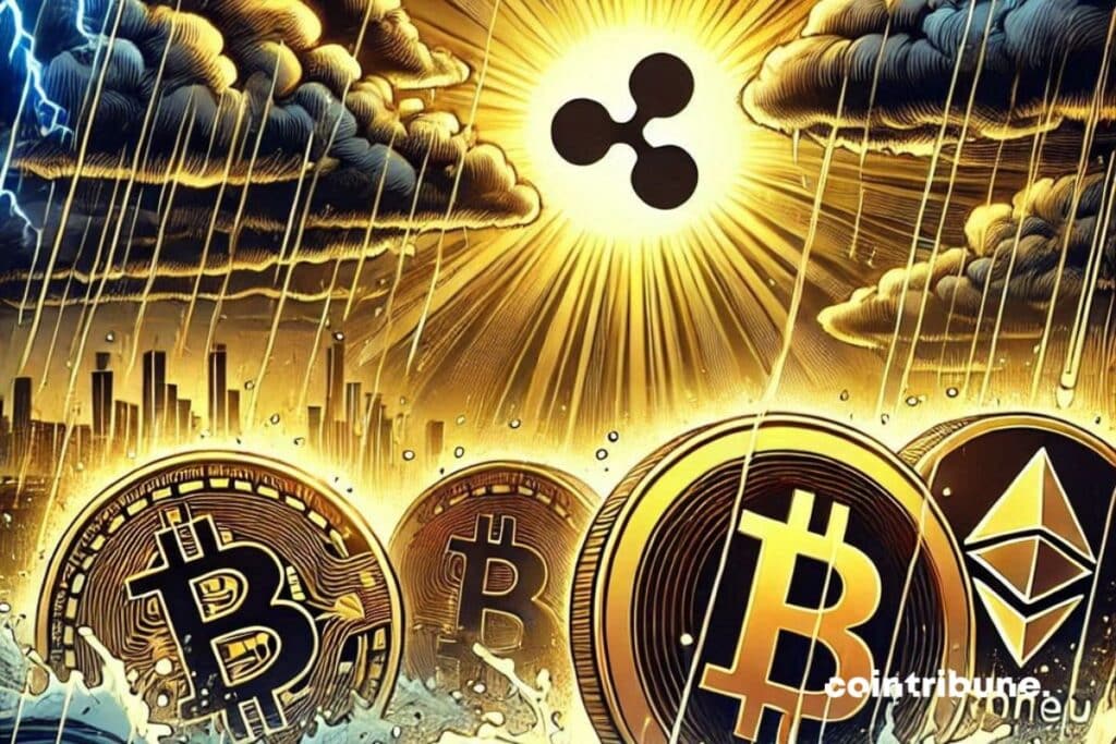 Ripple monte, Bitcoin et Ethereum reculent : Voici les prévisions crypto de la semaine image 1