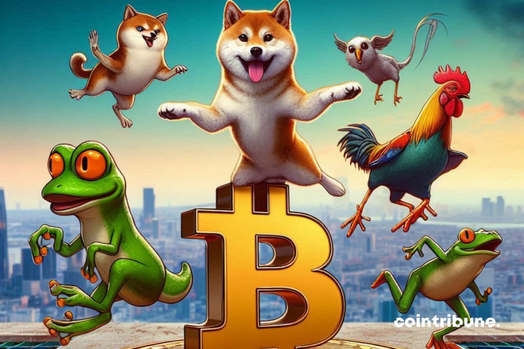Les cryptos meme battent des records et volent la vedette à Bitcoin ! image 1