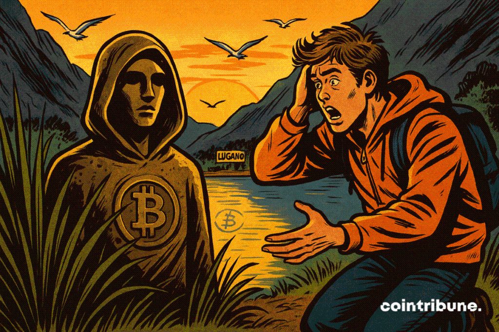 La statue de Satoshi Nakamoto volée à Lugano a été retrouvée image 1