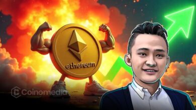 Justin Sun Stakes $100M in ETH, Signals Strong Confidence