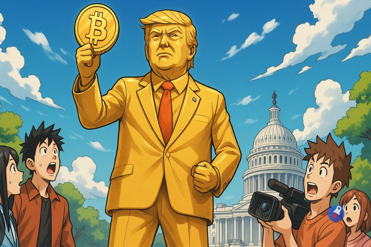 La statue Bitcoin de 3,6 mètres embrase Washington