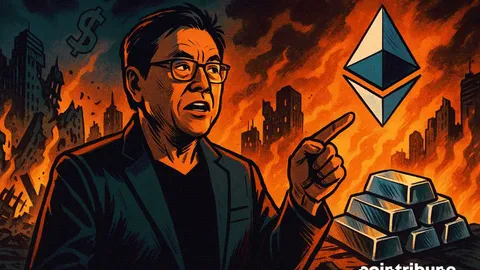 Suportado ni Robert Kiyosaki ang Ethereum at Silver bilang mga ligtas na kanlungan sa gitna ng pagbagsak ng U.S. Dollar