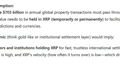 Here Is XRP Price If It Powers Cross-Border Property Transactions
