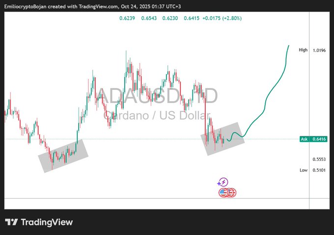 Cardano(ADA)多頭旗形指向141%漲幅,目標價1.63美元