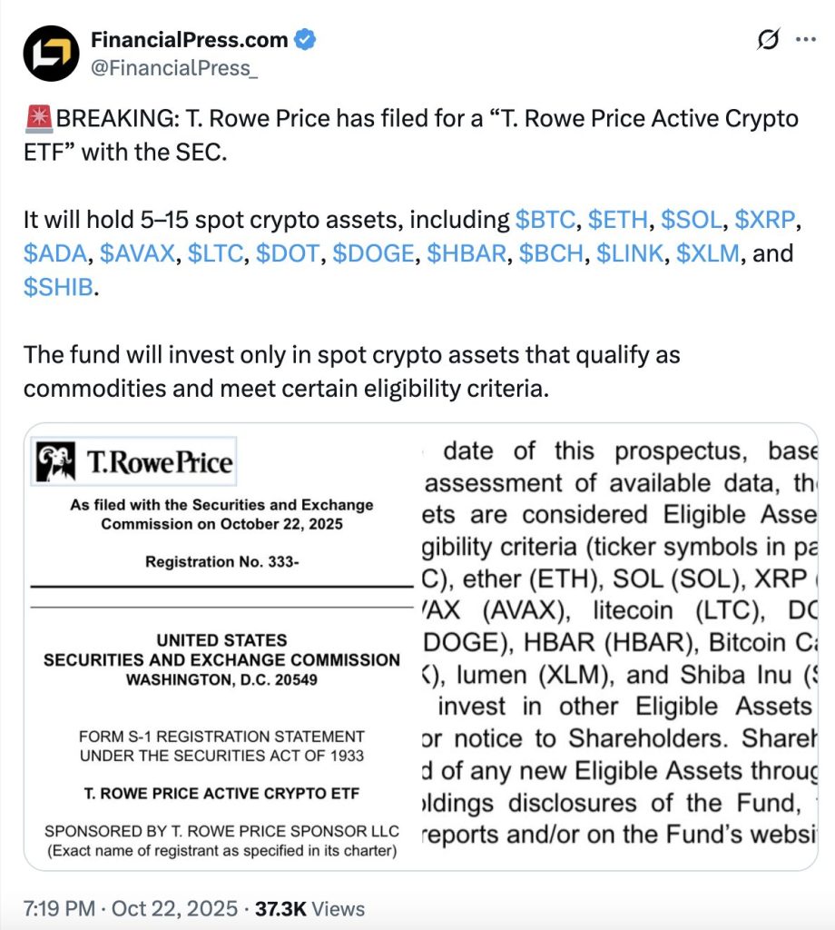 Un géant de 1770 Mds$ lance un ETF crypto multi-actifs : XRP, SOL et ETH au menu image 1