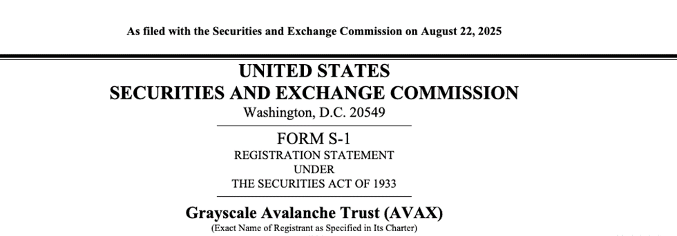 Un ETF Avalanche (AVAX) bientôt validé par la SEC ? Grayscale ouvre la voie image 1