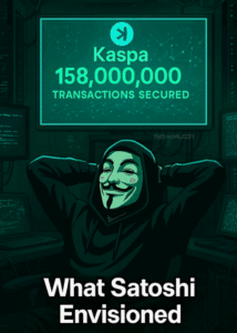 Bitcoin Bedrohung aufgetaucht: Kaspa Netzwerk verarbeitet 158 Millionen Transaktionen an 1 Tag – Bitcoin schafft das nur in 1 Jahr image 2