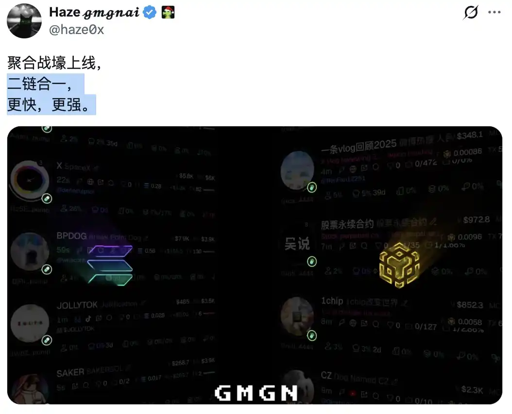 GMGN uruchamia funkcję „Agregacja Trench”, wspierając jednoczesne skanowanie łańcuchów Solana i BNB Chain