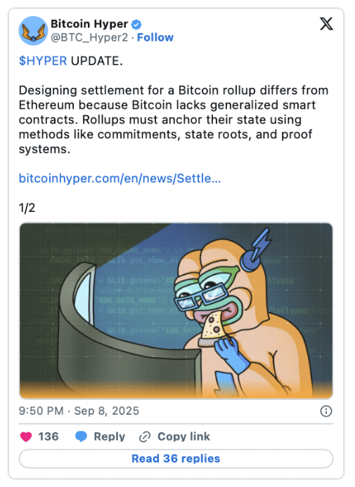 Krypto News: Bitcoin Hyper prescht im Presale über 15 Mio. Dollar – Anleger sprechen von „Bitcoin 2.0“ image 3