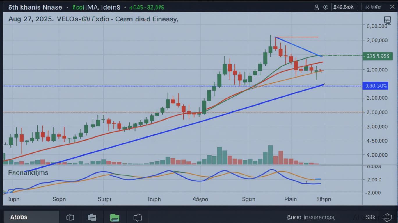 VELO's Critical Confluence: EMA Ribbon and Fibonacci Retracement Levels Signal High-Probability Trend Reversal