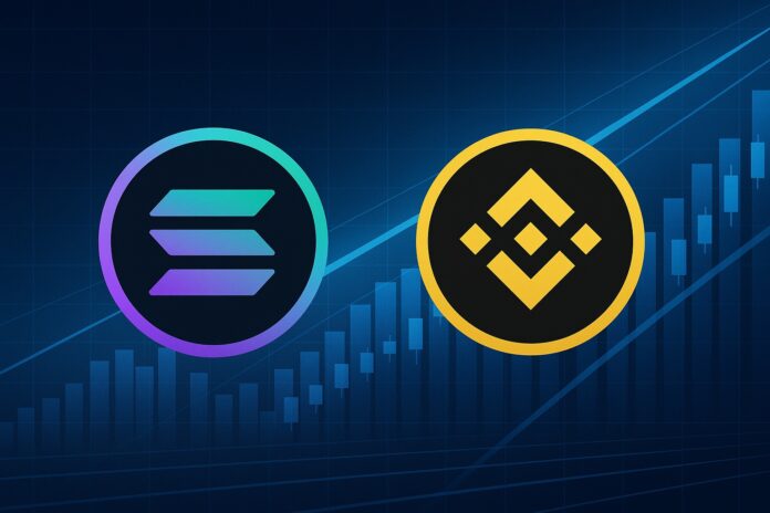 Solana und BNB Chain – zwei Blockchains auf Rekordkurs image 0