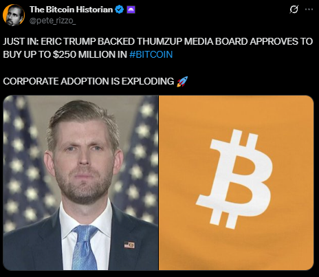 Empresa vinculada a Trump Jr. invertirá 250 millones de dólares en 7 criptomonedas diferentes image 1